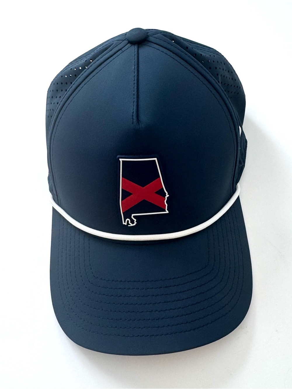 NWOT Branded Bills Alabama Patriot Series Curved 5-Panel Performance Rope Hat